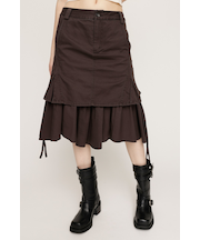 L／W WASHED MIDDLE MERMAID スカート