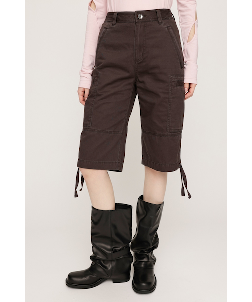 L／W WASHED MIDDLE ショートパンツ