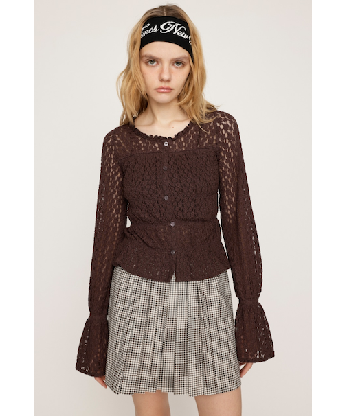 PUFFY SHIRRING CUT トップス