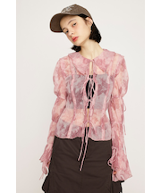 BLEEDING SHEER DUMPLING ブラウス