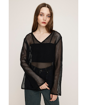 COTTON MESH 2WAY トップス