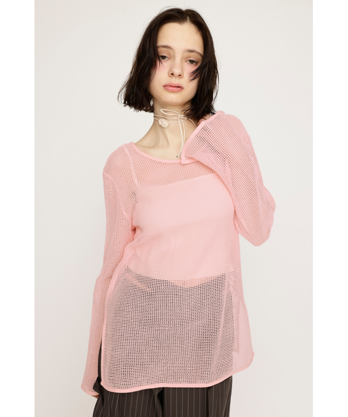 COTTON MESH 2WAY トップス