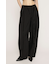 CENTER TAPE TUCKED TROUSERS