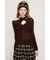 ASYMMETRY DESIGN MESH トップス