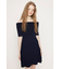 OFF SHOULDER RIB KNIT ショートワンピース