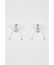 RIBBON CHARM ピアス