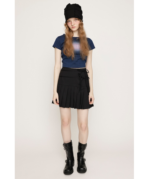 DOUBLE RIBBON PLEATS スカート