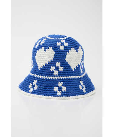 HEART KNIT BUCKET ハット