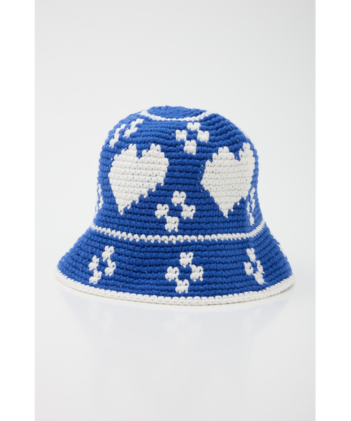 HEART KNIT BUCKET ハット