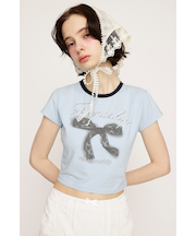 RIBBON COMPACT Tシャツ