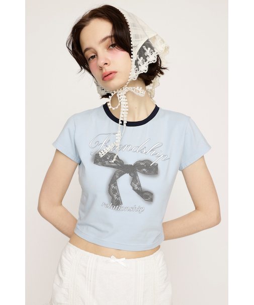 RIBBON COMPACT Tシャツ