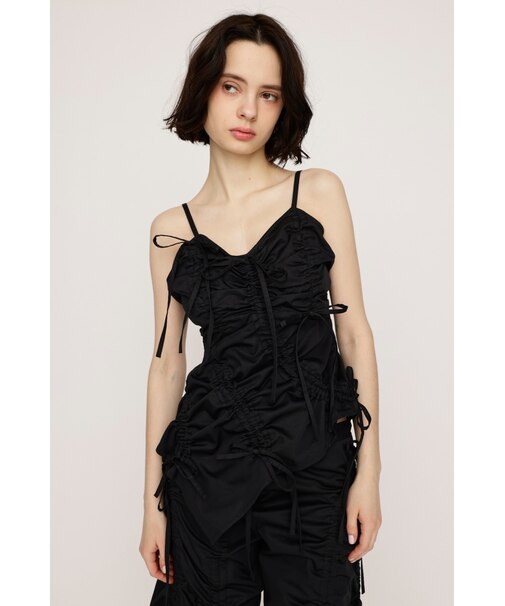 DRAWSTRING CAMI トップス