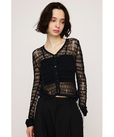 MESH KNIT カーディガン