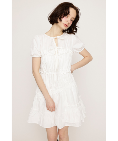 FRILL 2WAY MINI ワンピース