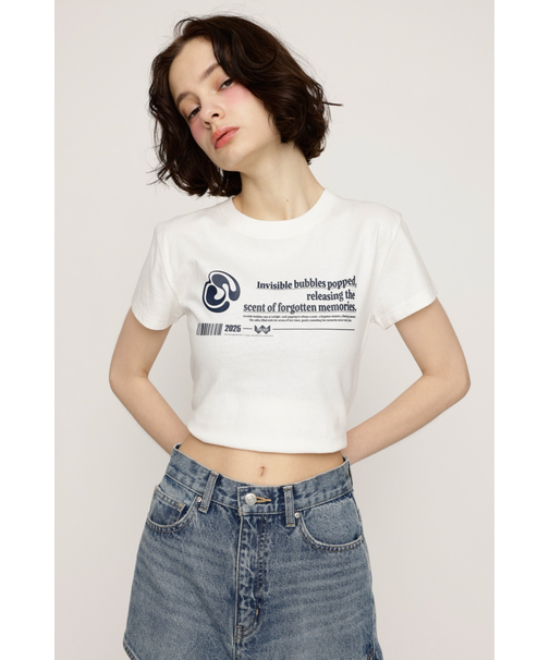 FRONT LOGO PRINT Tシャツ