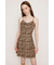 LEOPARD SHORT CAMI ワンピース