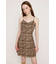 LEOPARD SHORT CAMI ワンピース