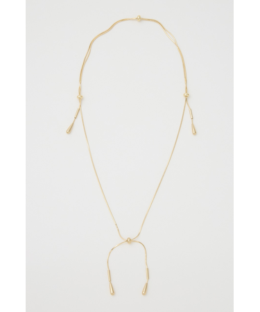 TEAR DROP SNAKE CHAIN ネックレス