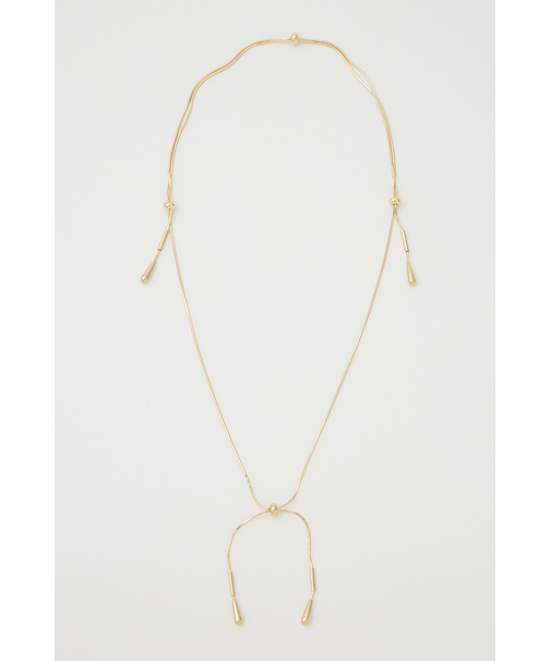 TEAR DROP SNAKE CHAIN ネックレス