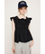 RIBBON ARM FRILL トップス