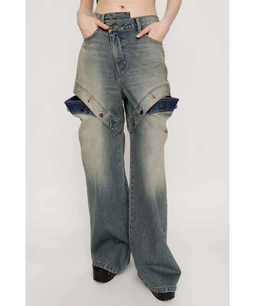 J／W SIDE OPEN STRAIGHT パンツ｜スライの通販｜&mall（アンド