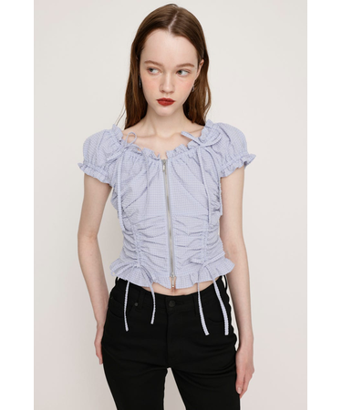 FRONTZIP 2WAY トップス