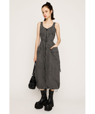 FRONT ZIP POCKET ワンピース