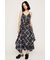 ASYMMETRY HEM CAMI ロングワンピース