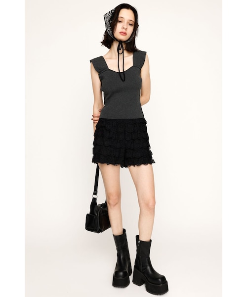 SLY FRILL LACE ショートパンツ FRILL LACE ショートパンツ｜スライの通販｜&mall（アンドモール）三井
