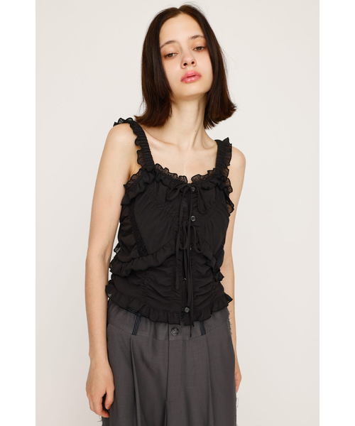 SHEER SQUEEZE CAMI トップス｜スライの通販｜&mall（アンド