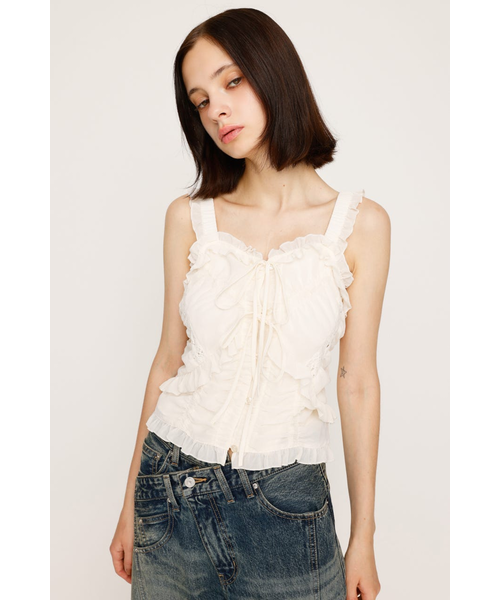 【新品・未使用】SLY SHEER SQUEEZE CAMI トップス SLY | SHEER SQUEEZE CAMI トップス (キャミソール ) |SHEL'TTER