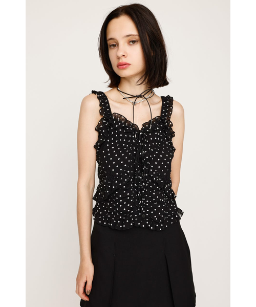 新品未使用最安値！　SLY SHEER SQUEEZE CAMI TOPS SHEER SQUEEZE CAMI トップス｜スライの通販｜&mall（アンド
