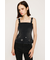 STUDS DENIM BUSTIER-E