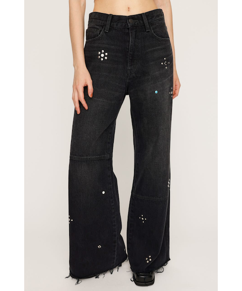 パンツ OVERDYE JW LAYERED FLARE PT-BE SLY（スライ）の「OVERDYE JW