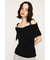 OFFSHOULDER RIB HG トップス