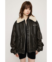 【LIMITED ITEM】VINTAGE F／LEATHER S／ブルゾン