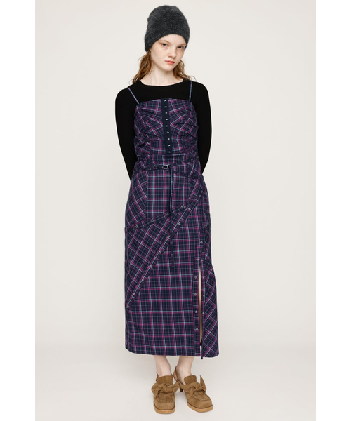 ASYMMETRY HEM CAMI ロングワンピース｜スライの通販｜&mall（アンド