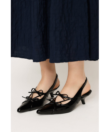 SLING BACK RIBBON ミュール