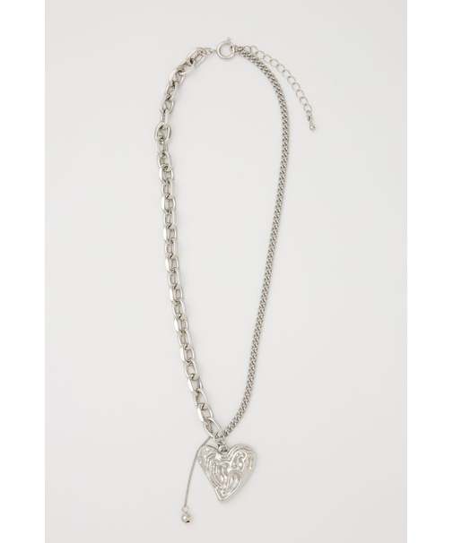 RANDOM CHAIN HEART ネックレス