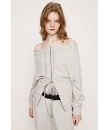 OFF SHOULDER SWEAT トップス