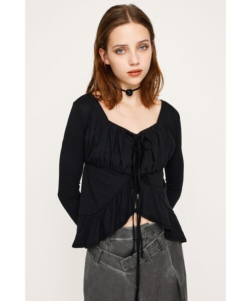 SLY MILANO RIB USEFUL C／Dボーダートップス MILANO RIB USEFUL カーディガン｜スライの通販｜&mall（アンドモール