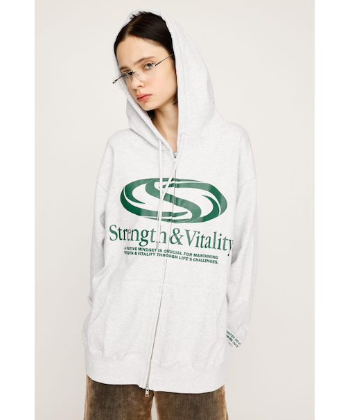 PRINT OVER HOODIE