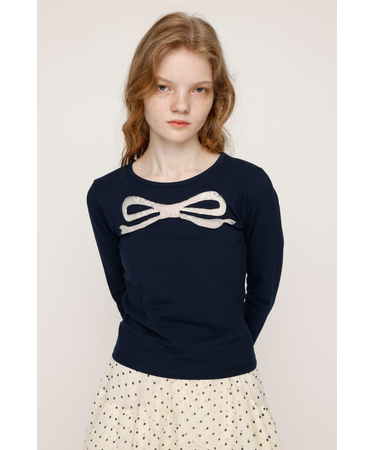 RIBBON LACE トップス