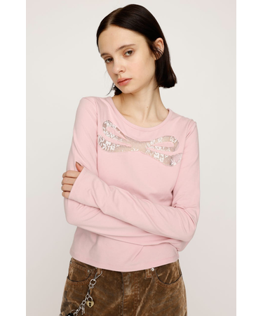 RIBBON LACE トップス