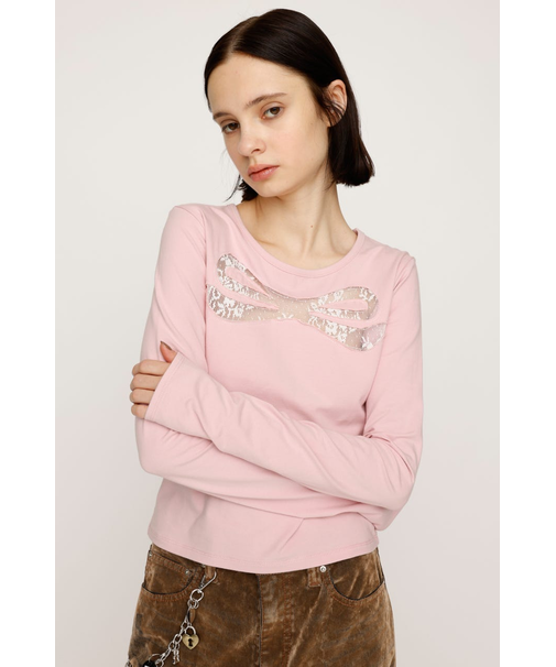 RIBBON LACE トップス