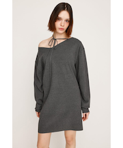 ASYMMETRY NECK LOOSE ワンピース