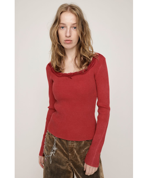 LACE DOCKING トップス