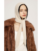 SHAGGY RIBBON BALACLAVA