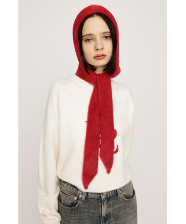 SHAGGY RIBBON BALACLAVA