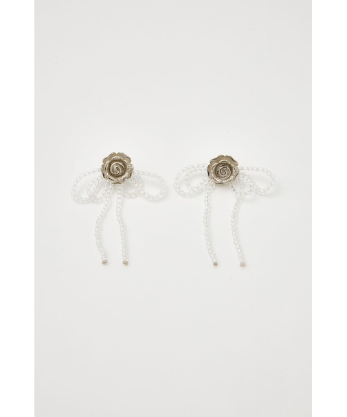 ROSE MOTIF BEADS P／EARRINGS